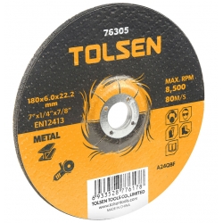 Tarcza do szlifowania metalu 125X6.0 TOLSEN