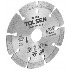 Tarcza diamentowa SEGMENTOWA 125 mm TOLSEN