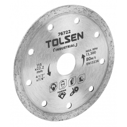Tarcza diamentowa CIĄGŁA 115 mm TOLSEN