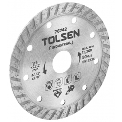 Tarcza diamentowa TURBO 125 mm TOLSEN