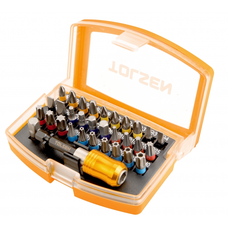 Zestaw bitów PH PZ SL H TORX 32 elem TOLSEN