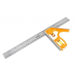 Kątownik z poziomnicą 250 mm TOLSEN