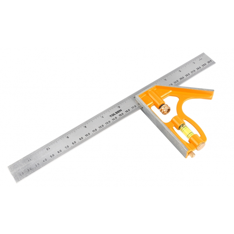 Kątownik z poziomnicą 250 mm TOLSEN