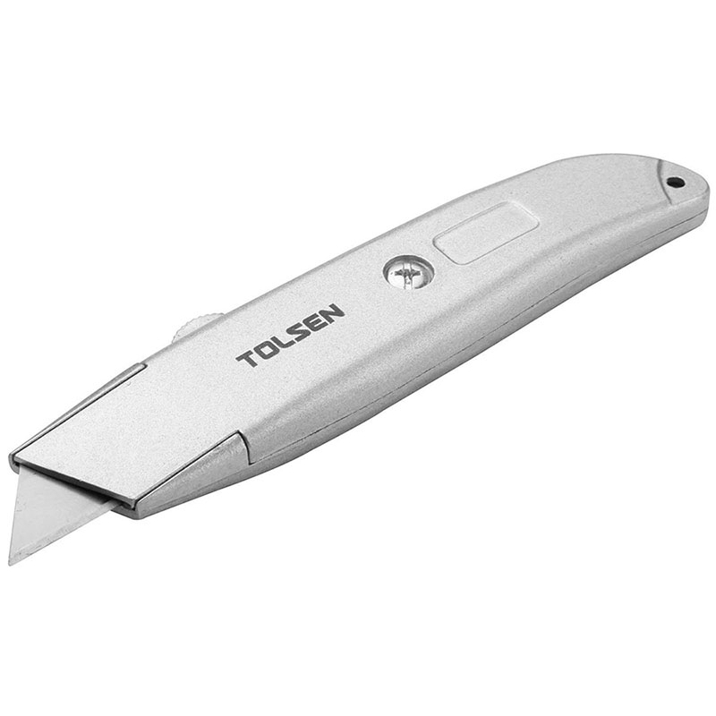 Nóż aluminiowy z ostrzem trapezowym TOLSEN