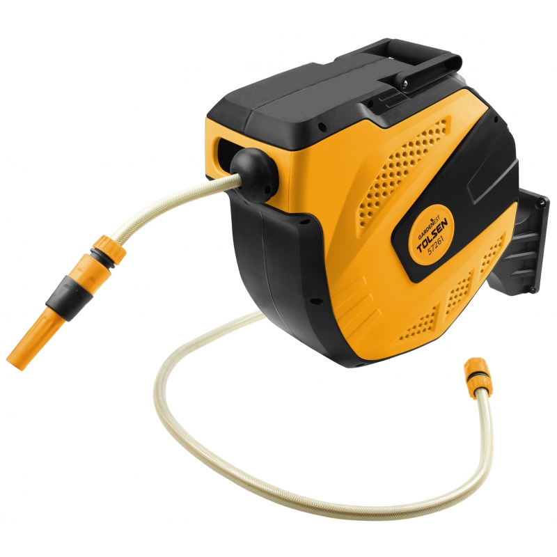 Stojak na wąż automatyczny ścienny 15 m TOLSEN