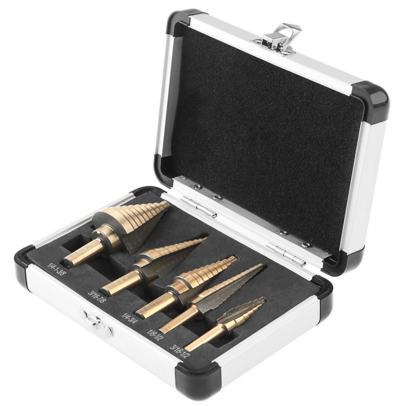 Wiertła choinkowe 5 elem. TOLSEN