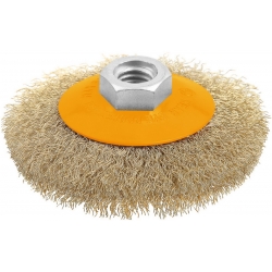 Szczotka tarcz. drut falowany M14 100 mm TOLSEN