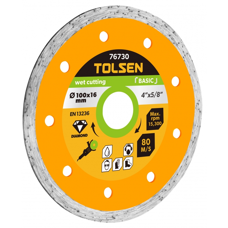 Tarcza diamentowa CIĄGŁA BASIC 125 mm TOLSEN