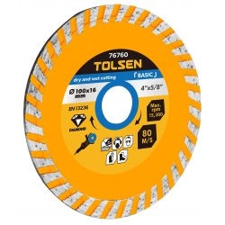 Tarcza diamentowa SUPER TURBO 125 mm TOLSEN