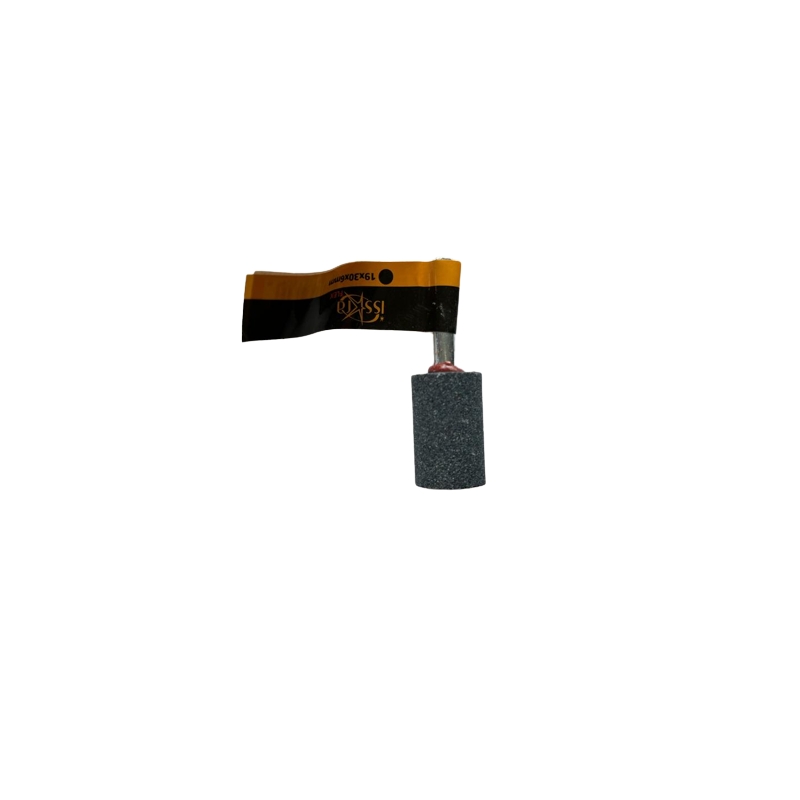 Kamień ścierny na trzpieniu czarny 16x30x6 mm ISSKRA