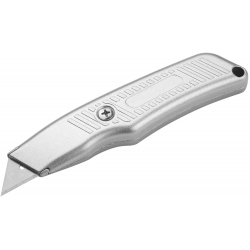 Nóż aluminiowy z ostrzem trapezowym 19 mm TOLSEN