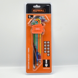 Zestaw kluczy Torx 9 szt.
