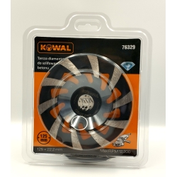 Tarcza diamentowa do szlifowania garnkowa 125 mm KowaL