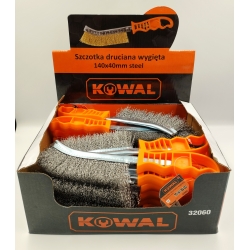 Szczotka druciana wygięta KowaL