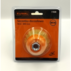 Szczotka doczołowa drut falowany M14 65 mm KowaL