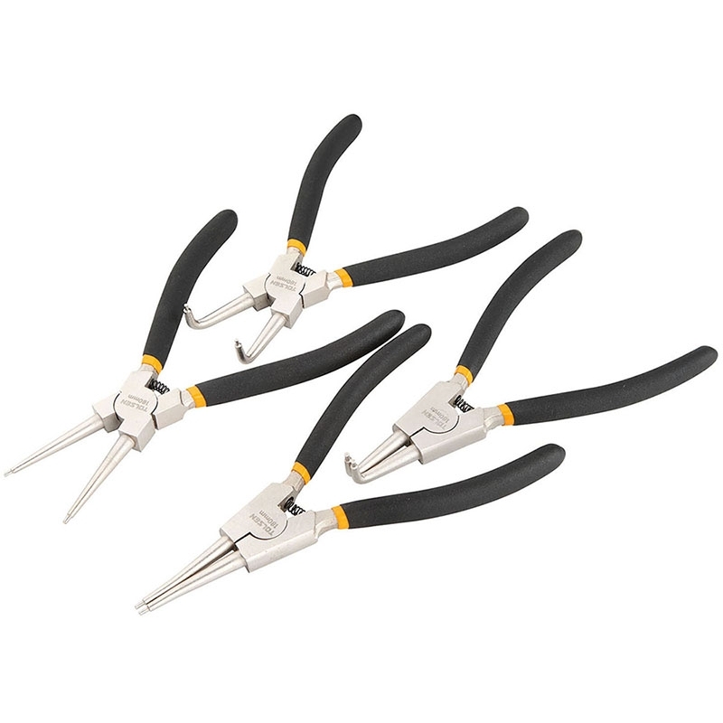 Szczypce Seegera 180 mm 4 elem. TOLSEN