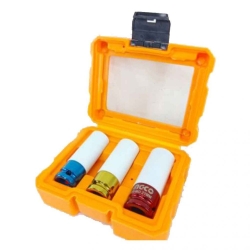 Zestaw nasadek udarowych długie do felg 1/2'' INGCO