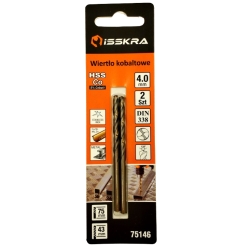 Wiertło kobaltowe HSS 2,5 mm 2 szt.