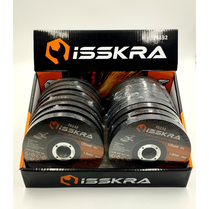 Tarcza do cięcia metalu 125x1,0 mm ISSKRA