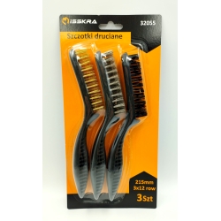 Szczotki druciane 3 szt. ISSKRA