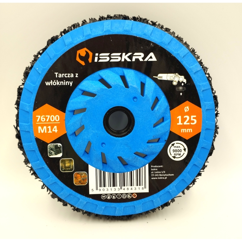 Tarcza z włókniny M14 - 125 mm ISSKRA