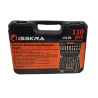 Komplet kluczy nasadowych 1/4"-1/2" 110 el. ISSKRA