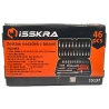 Zestaw nasadek z bitami 1/4" 46 elem. ISSKRA