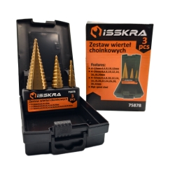 Wiertło choinkowe 3 elem. ISSKRA