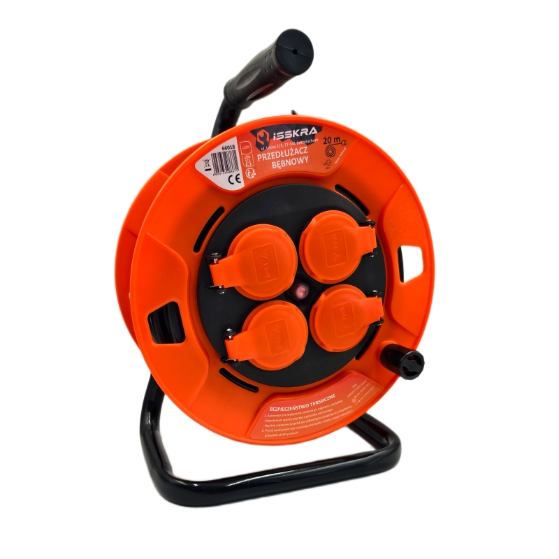 Przedłużacz bębnowy 40m 3 x 1,5 mm IP44 ISSKRA