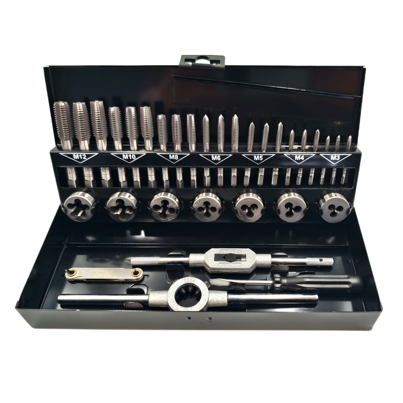 Zestaw gwintowników i narzynek 32 cz. ISSKRA