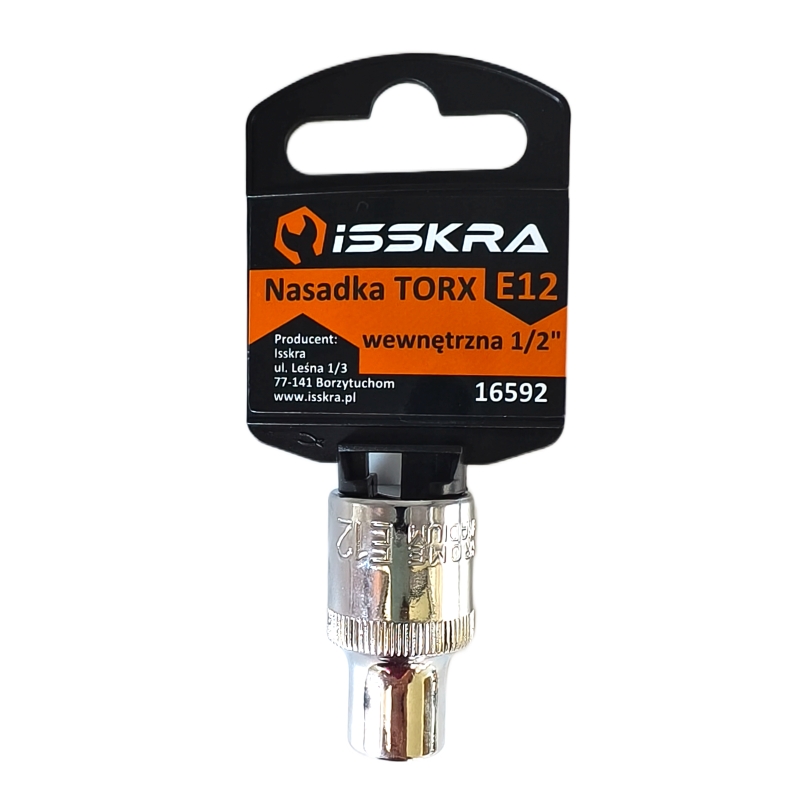 Nasadka TORX wewnętrzna 1/2" E 16 ISSKRA