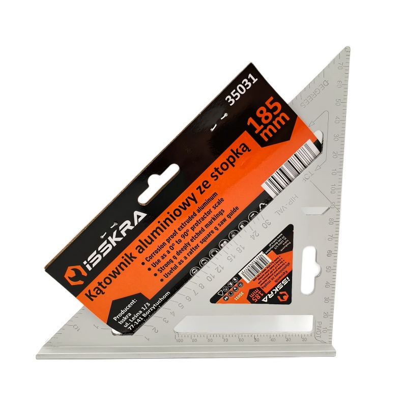 Kątownik aluminiowy stolarski ISSKRA