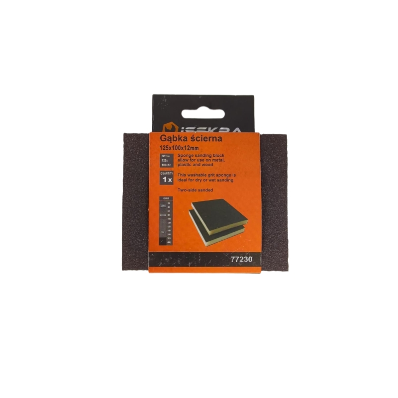 Gąbka ścierna 125x100x12 mm