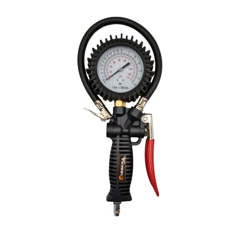 Pistolet do pompowania 1/4" 0-12 bar ISSKRA