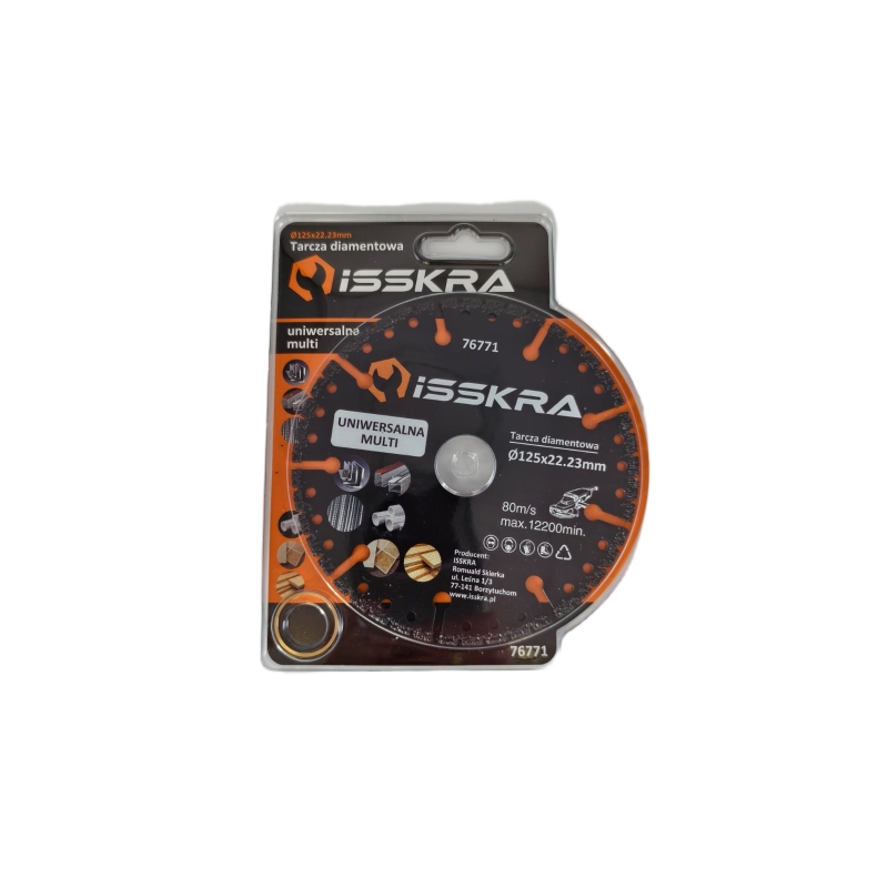 Tarcza diamentowa uniwersalna MULTI 125 mm ISSKRA