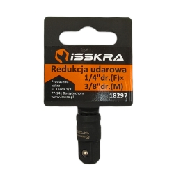 Redukcja udarowa 1/4" - 3/8" ISSKRA