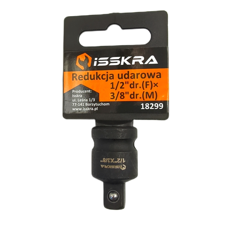 Redukcja udarowa 1/2" -  3/8" ISSKRA