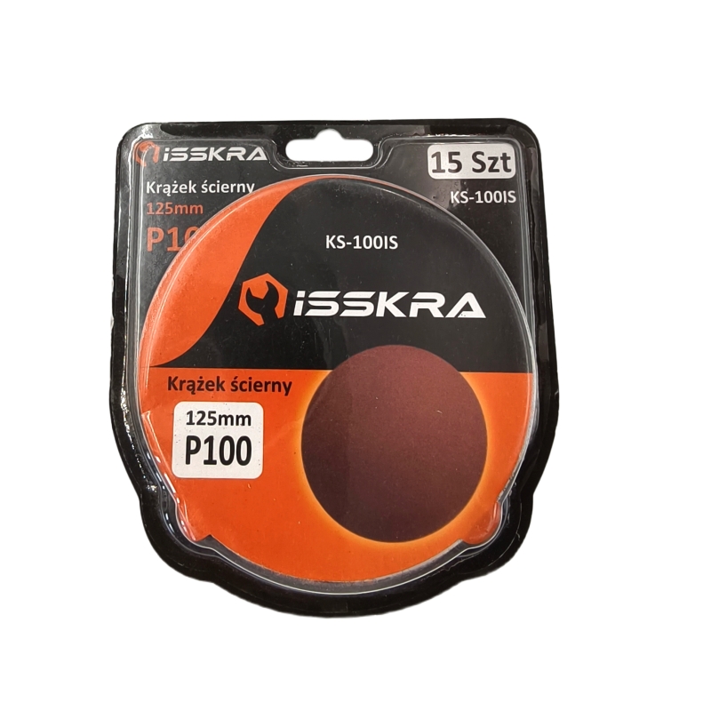 Krążek czepny 125 mm P 150  15 szt.