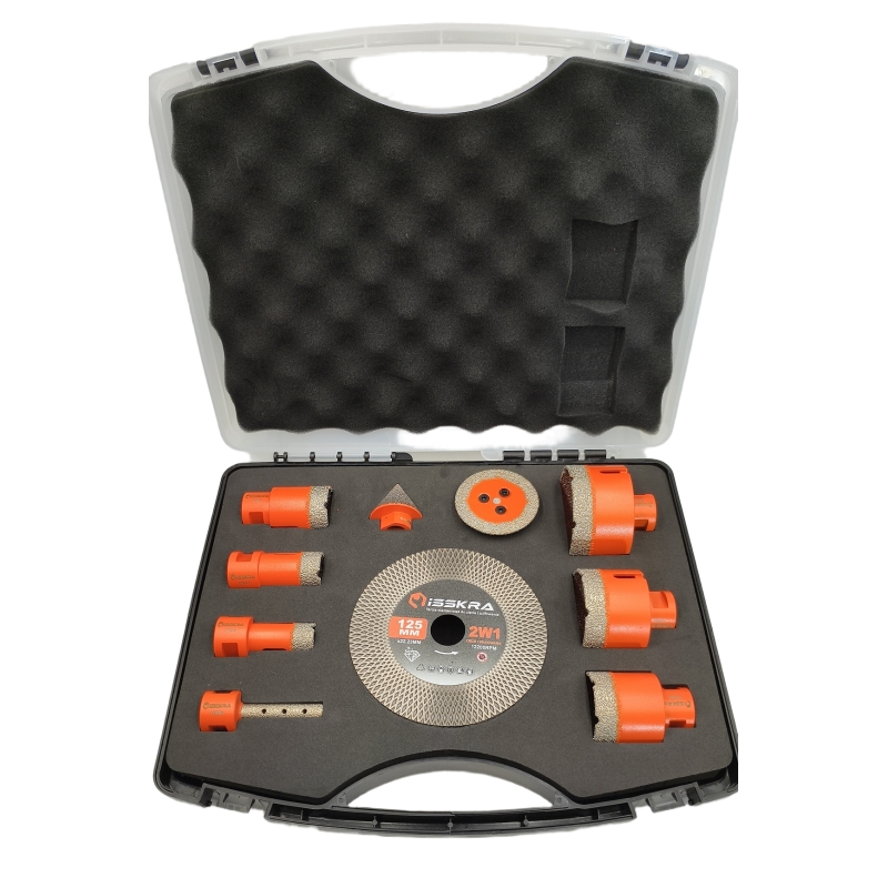 Otwornice diamentowe 10 szt. ISSKRA