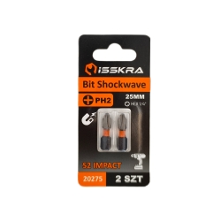Bit Shockwave PH 2 x 25 mm 2 szt. ISSKRA