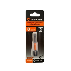 Uchwyt magnetyczny udarowy długi 8 mm ISSKRA