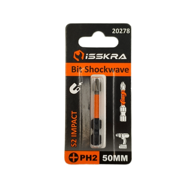 Bit Shockwave PH 2 x 50 mm 1 szt. ISSKRA