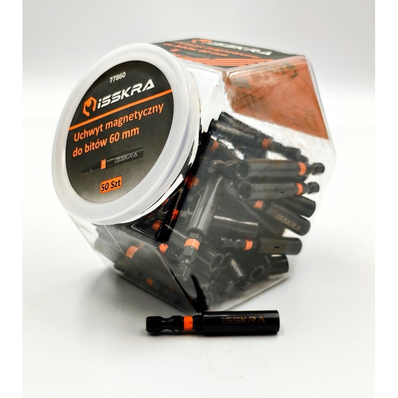Uchwyt magnetyczny do bitów 60 mm ISSKRA