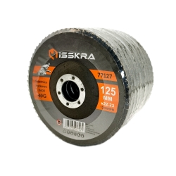 Ściernica listkowa INOX 125 gr 40 ISSKRA