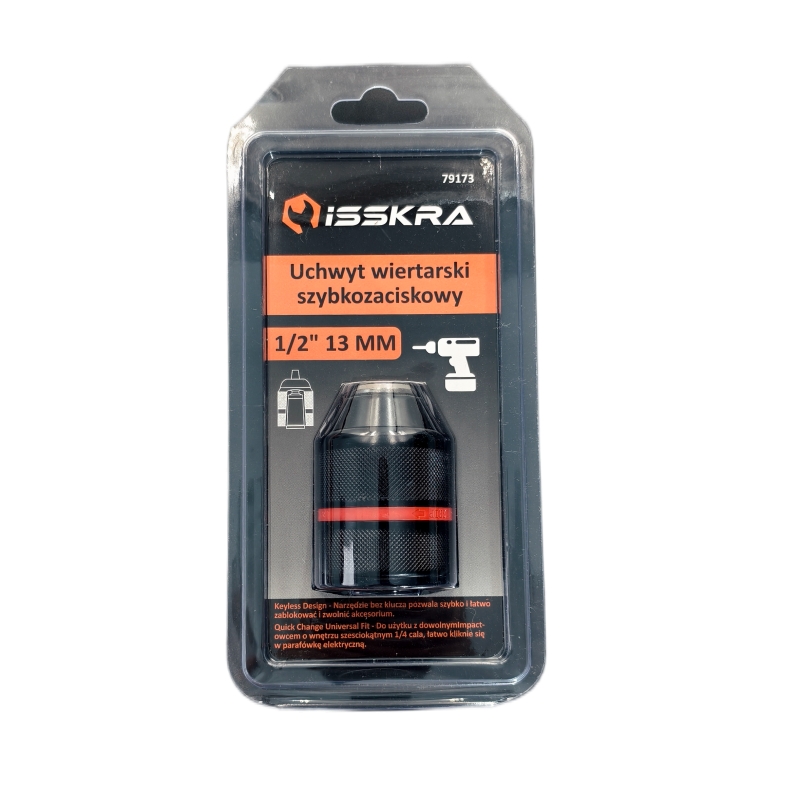 Uchwyt wiertarski szybkozaciskowy 1/2" 2-13 mm ISSKRA
