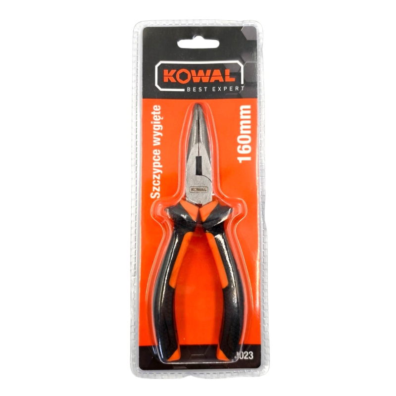 Szczypce wygięte 160 mm KowaL