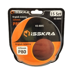 Krążek czepny 125 mm P 80  15 szt.