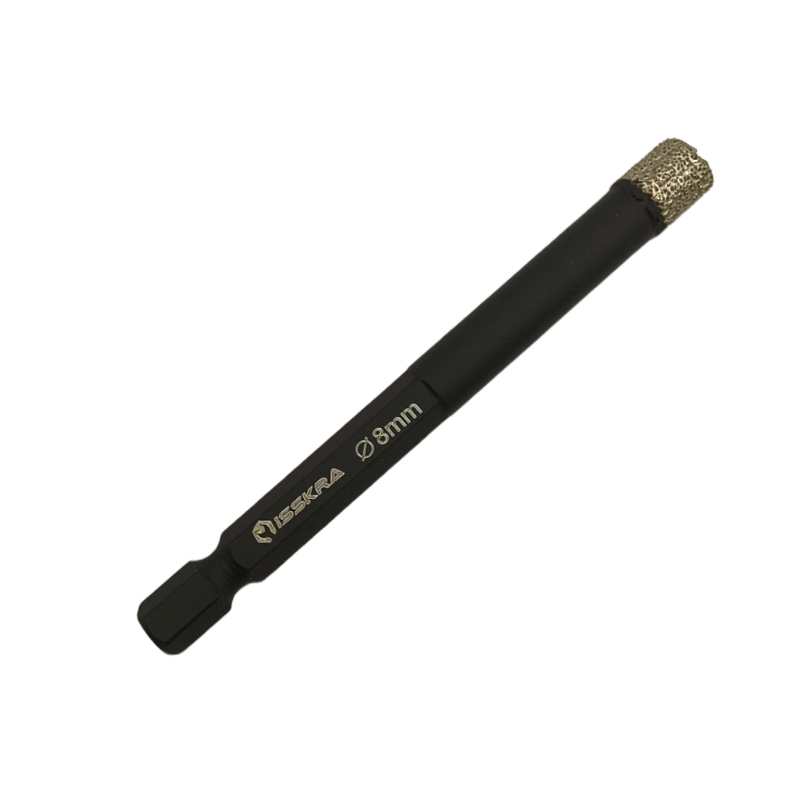 Otwornica z nasypem diamentowym HEX 10 mm ISSKRA