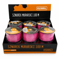 Sznurek murarski polipropylenowy 50 m KowaL