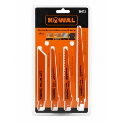 Zestaw brzeszczotów do piły szablastej drewno/metal KowaL